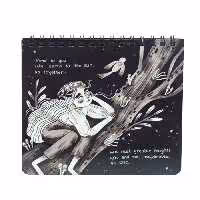 یادداشت پانداک کاغذسیاه60برگ مربعی