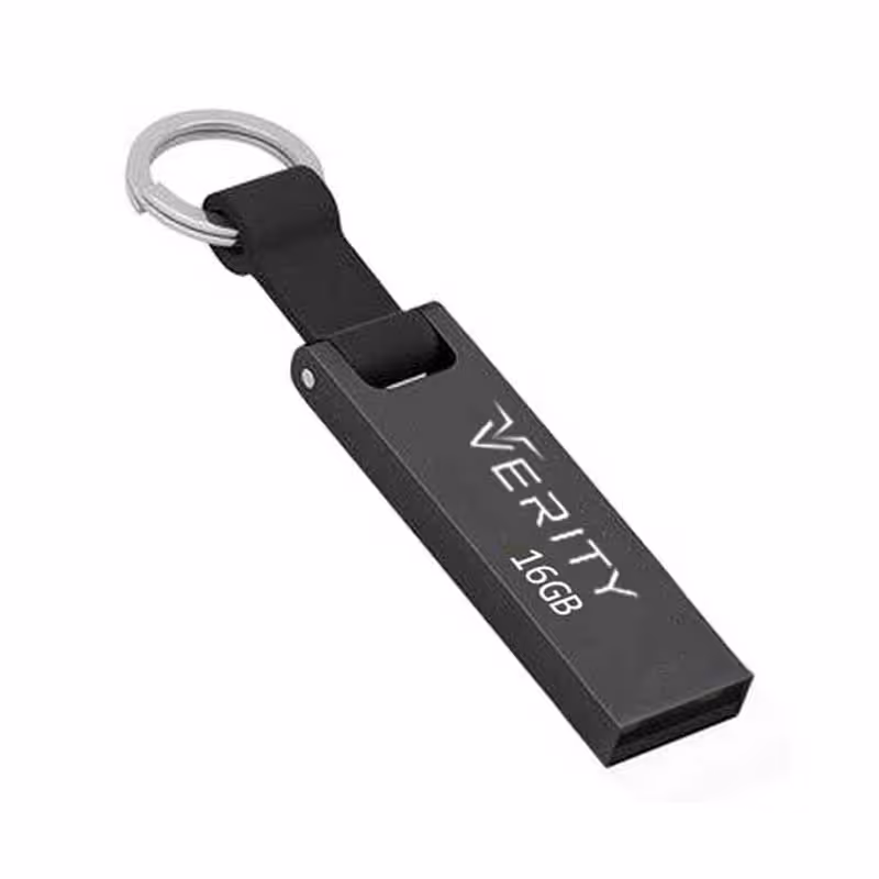  فلش مموری 16 گیگ وریتی مدل v814 با گارانتی مادام العمر 