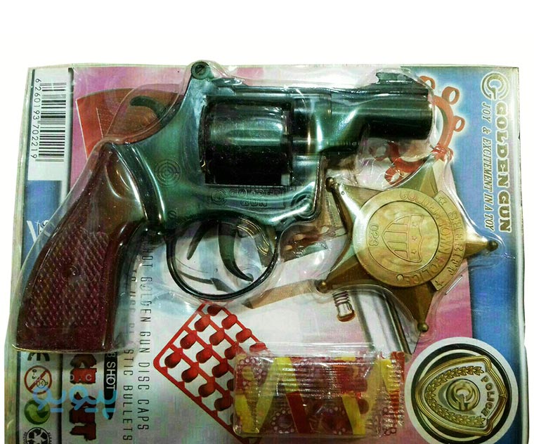 تفنگ اسباب بازی مدل Golden Gun