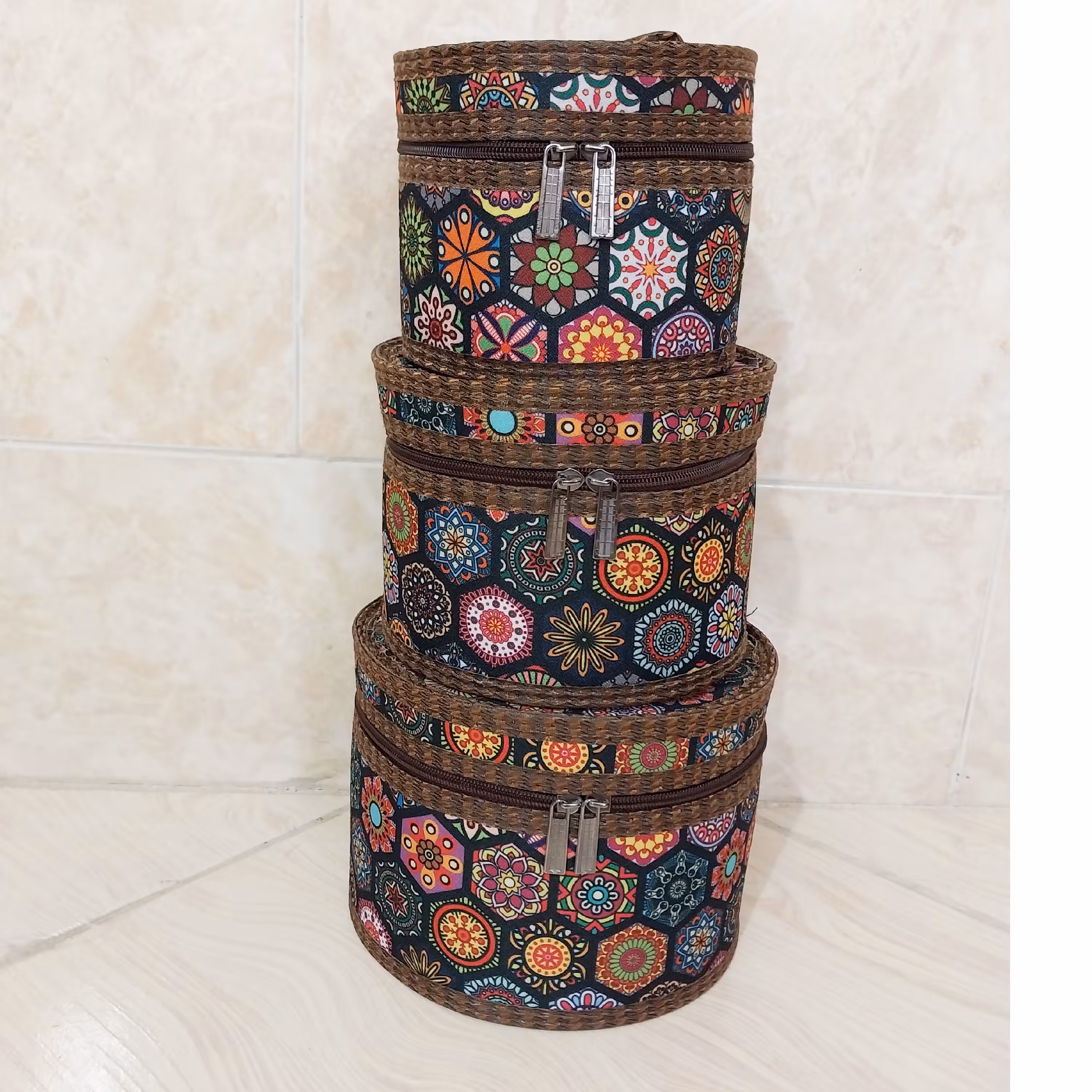 ست سه تکه لوازم آرایش و جا جواهری جذاب و خاص