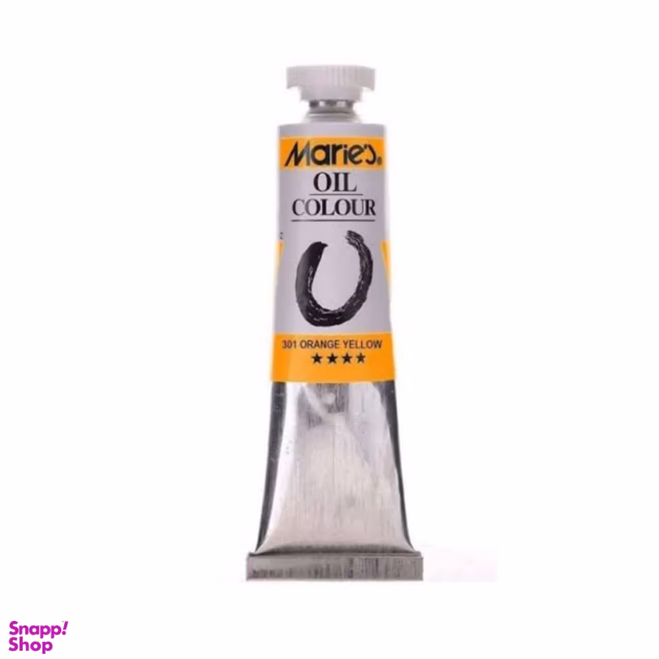 رنگ روغن ماریس کد Orange Yellow 301 حجم 50 میلی لیتر