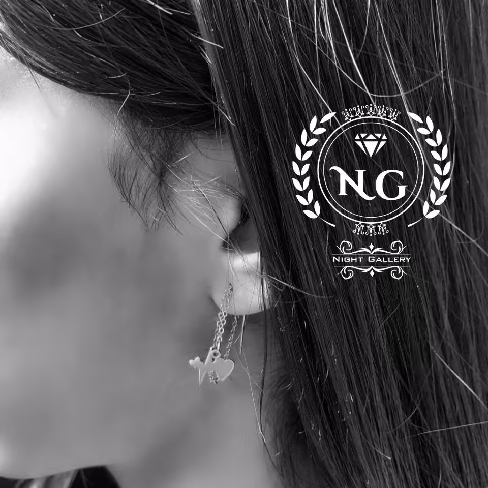 گوشواره بخیه ای قلب و ضریان