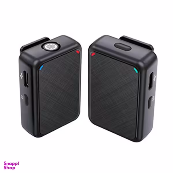 میکروفون یقه ای بی سیم مدل K66 مجموعه 2 عددی