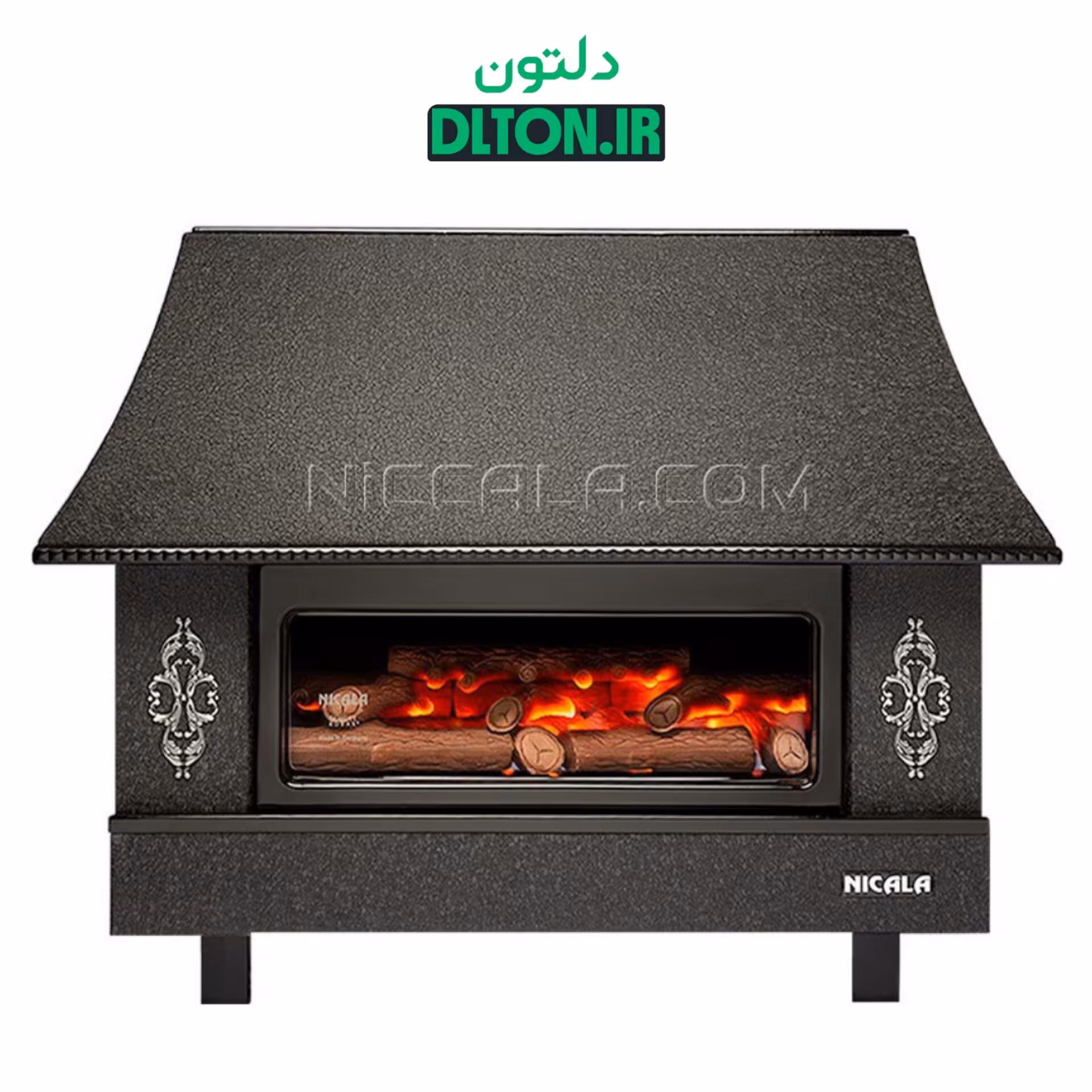 بخاری گازی شومینه ای نیک کالا 30000 مدل نفیس MC30