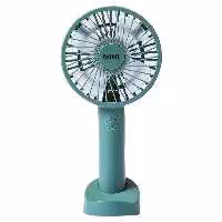 پنکه شارژی مدل بادبزن MiniCool HandFan رنگ سبز دریایی