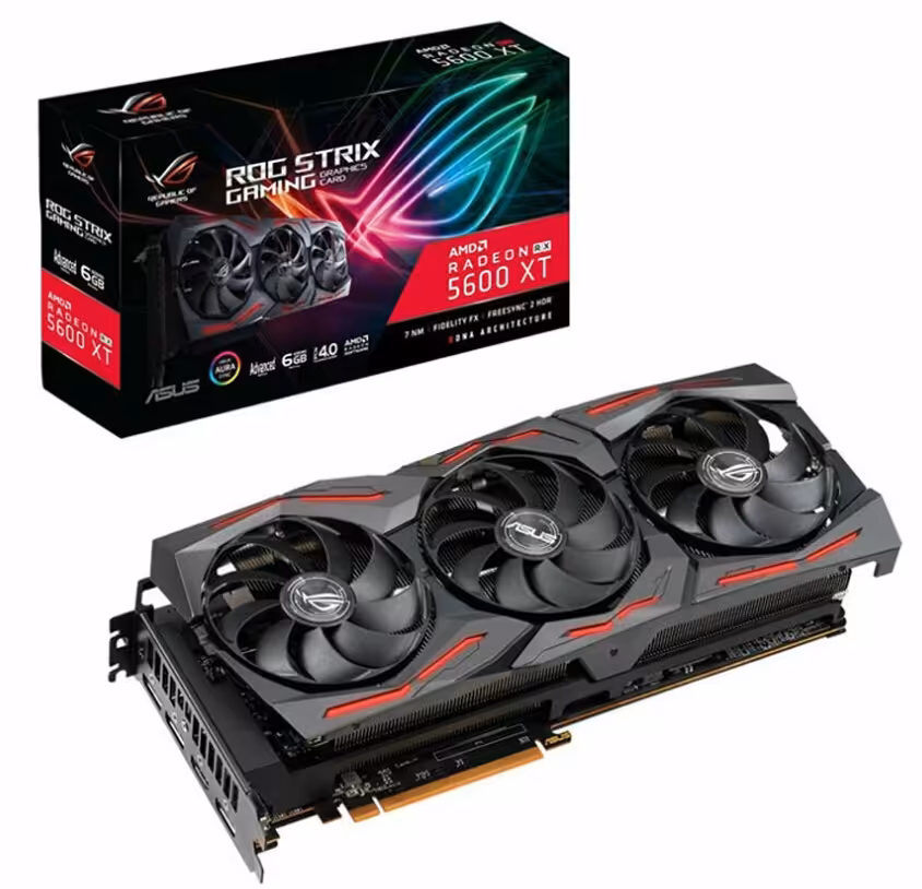 کارت گرافیک ایسوس مدل ROG-STRIX-RX5600XT-A6G-GAMING حافظه 6 گیگابایت
