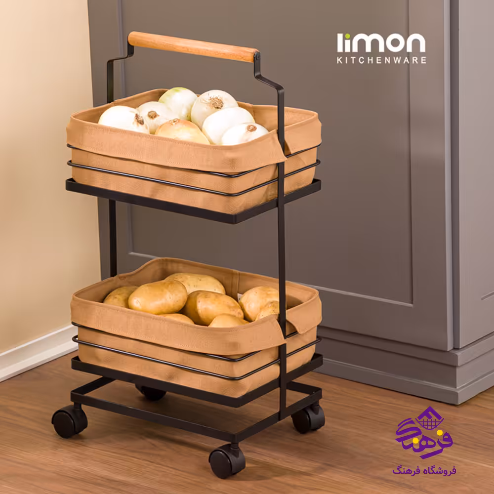 جاپیازی لیمون فلزی دسته چوبی 2ط