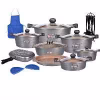 سرویس پخت وپز 25 پارچه ام جی اس طرح کره (پس کرایه)