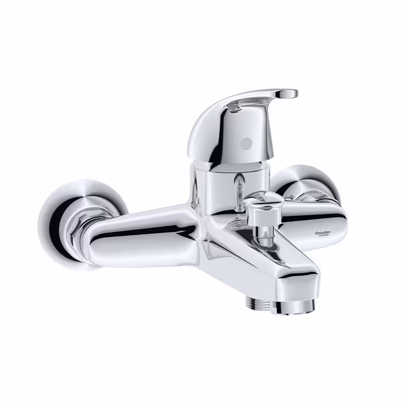 شیر حمام شودر مدل اطلس کروم براق