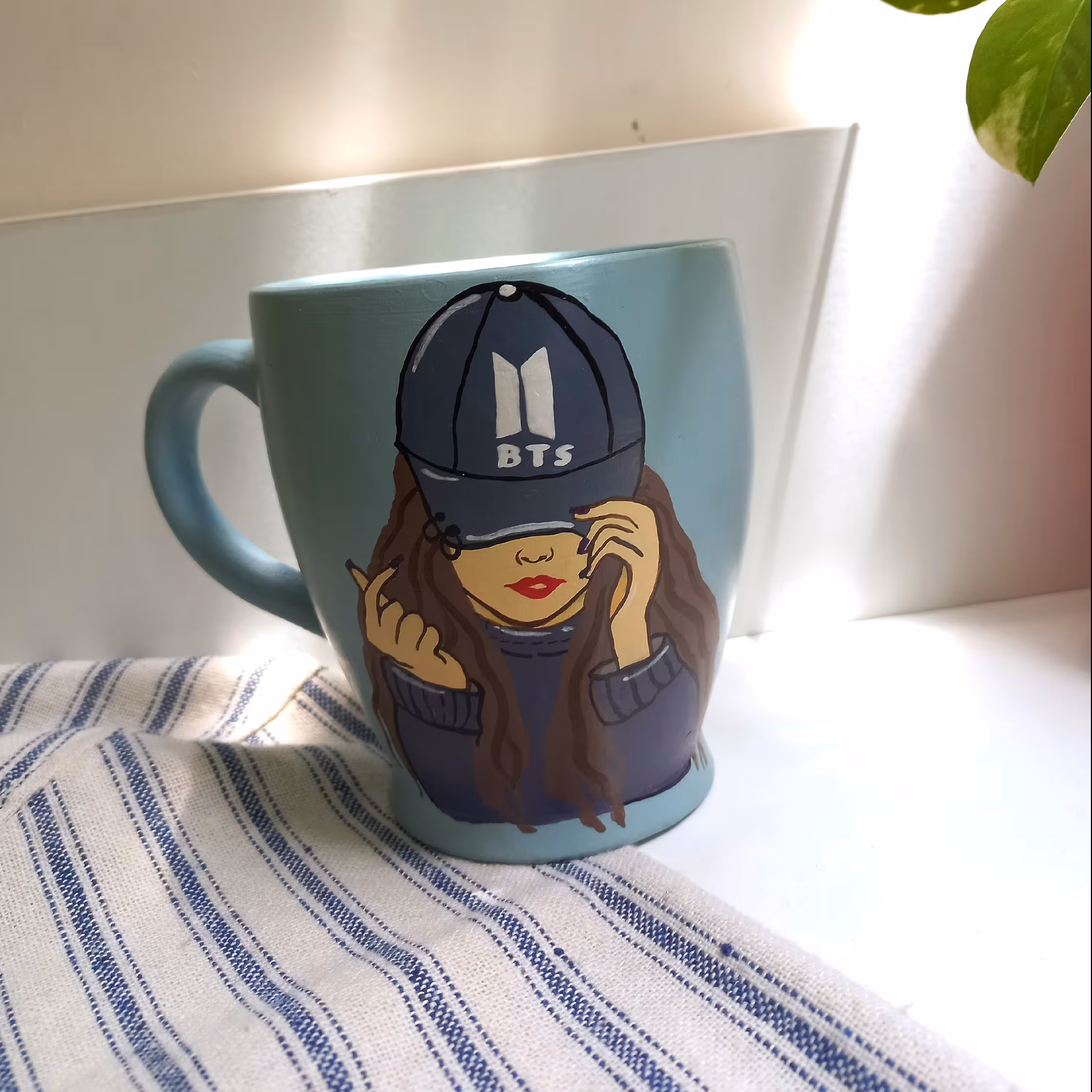 جا قلمی دسته دار سفالس