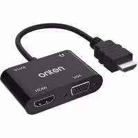 تبدیل hdmi به hdmi و vga پاوردار اونتن مدل otn 5165hv onten
