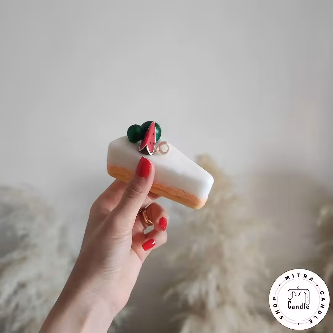 شمع چیزکیک یلدایی 