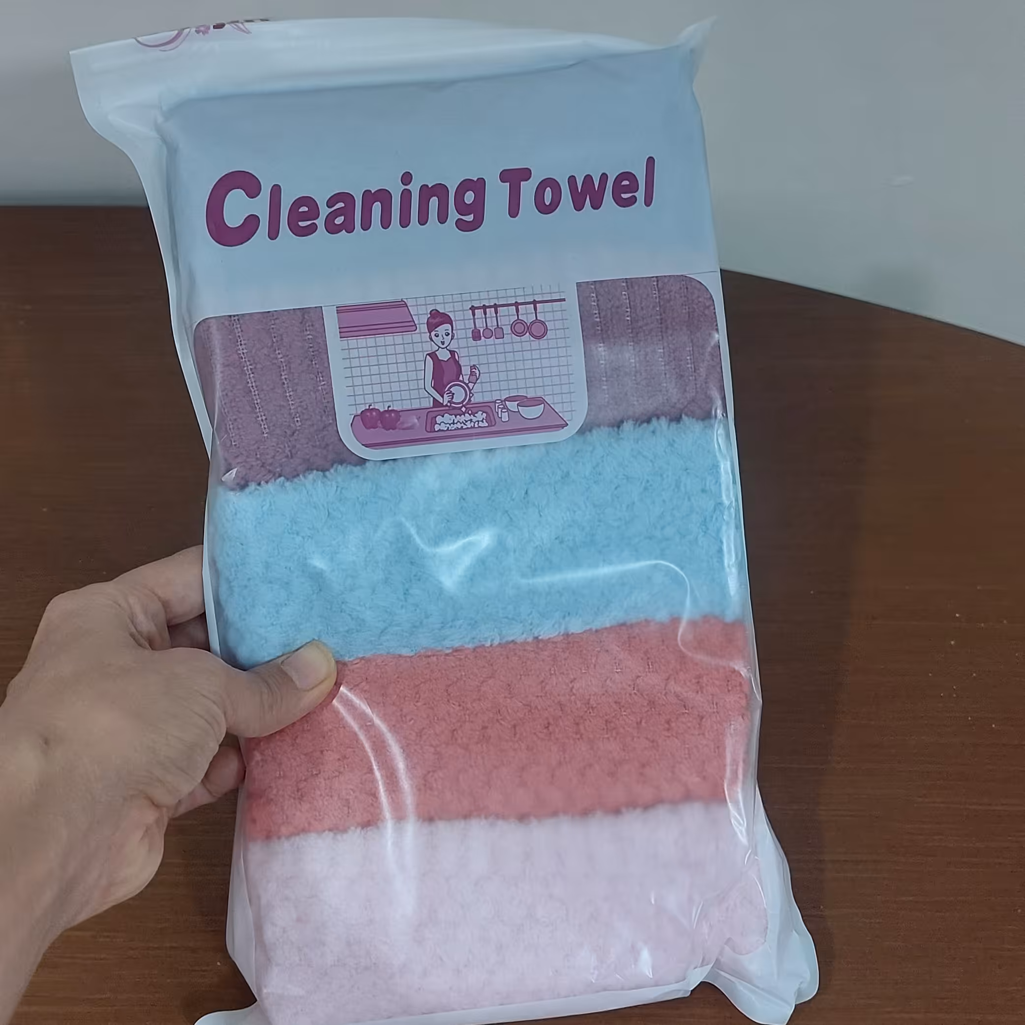 پک 5 عددی دستمال حوله ای آشپزخانه بسیار باکیفیت و کاربردی