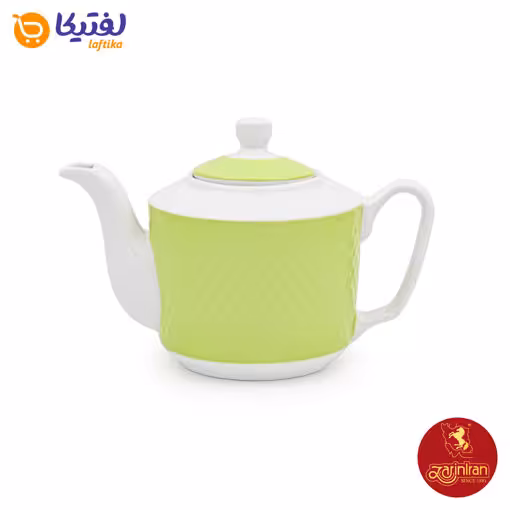 قوری چینی زرین مدل رادیانس طرح پسته