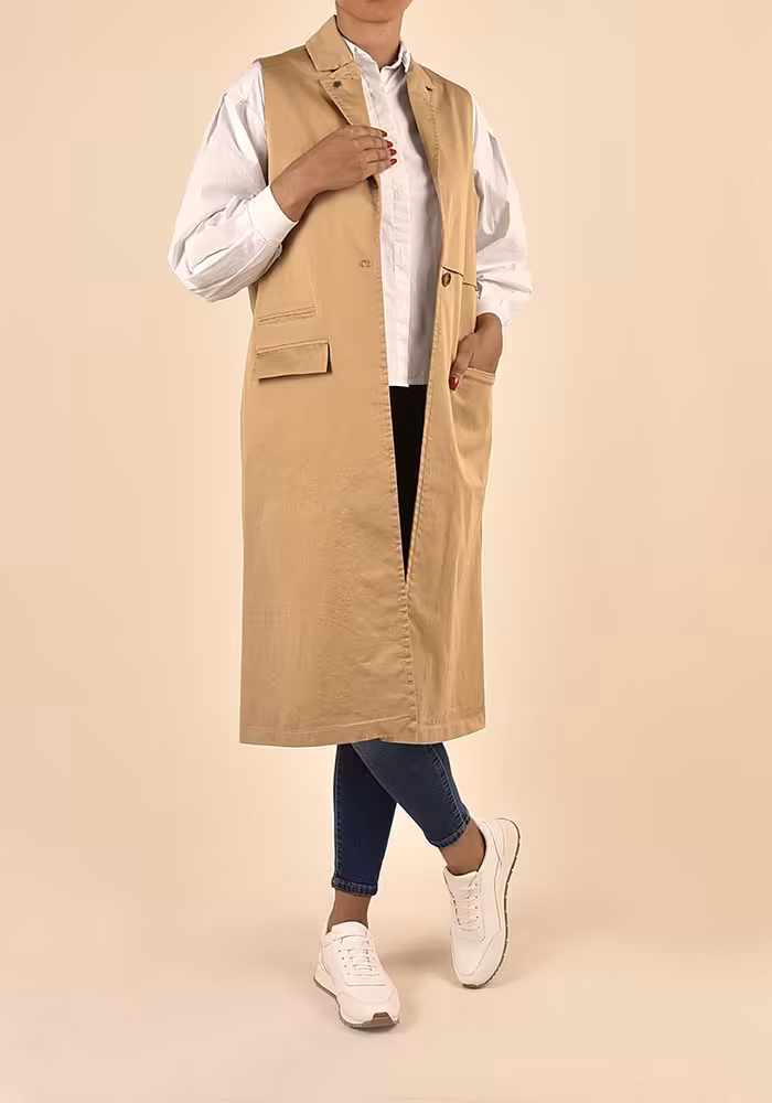 سارافون یقه انگلیسی یوک دار