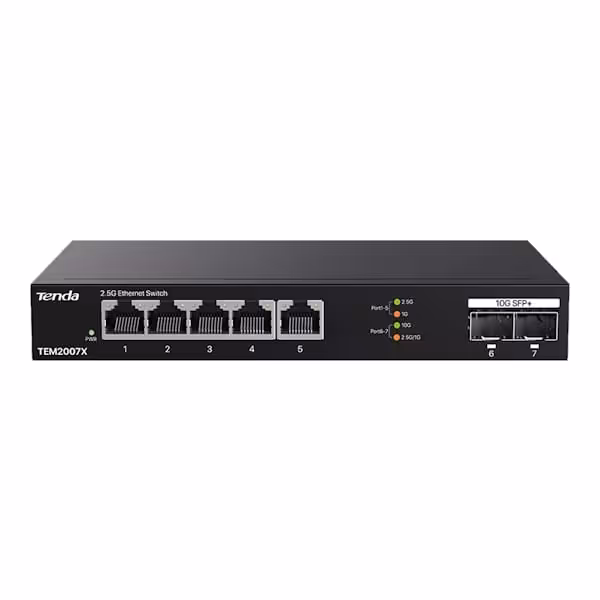 سوئیچ شبکه 5 پورت تندا مدل TEM2007X