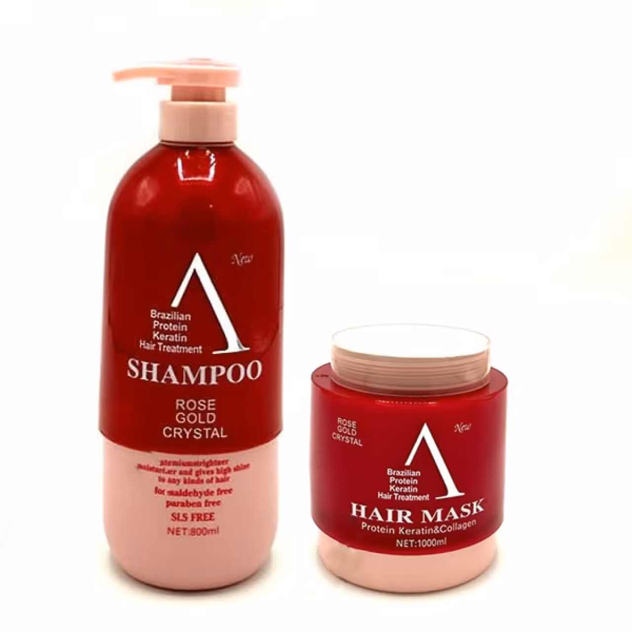 پک شامپو و ماسک رز گلد بدون سولفات A professional