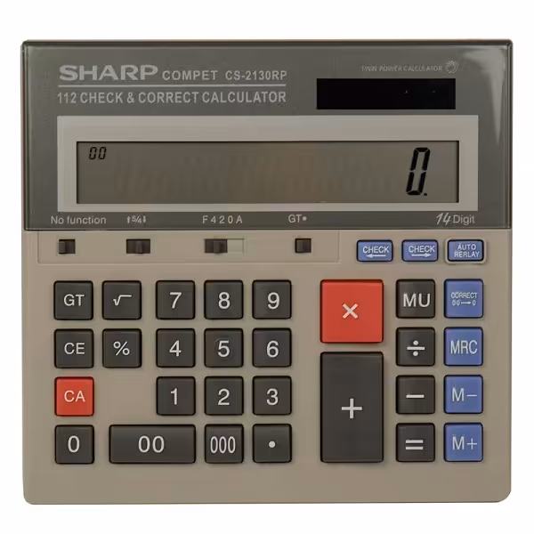 ماشین حساب شارپ مدل CS-2130RP