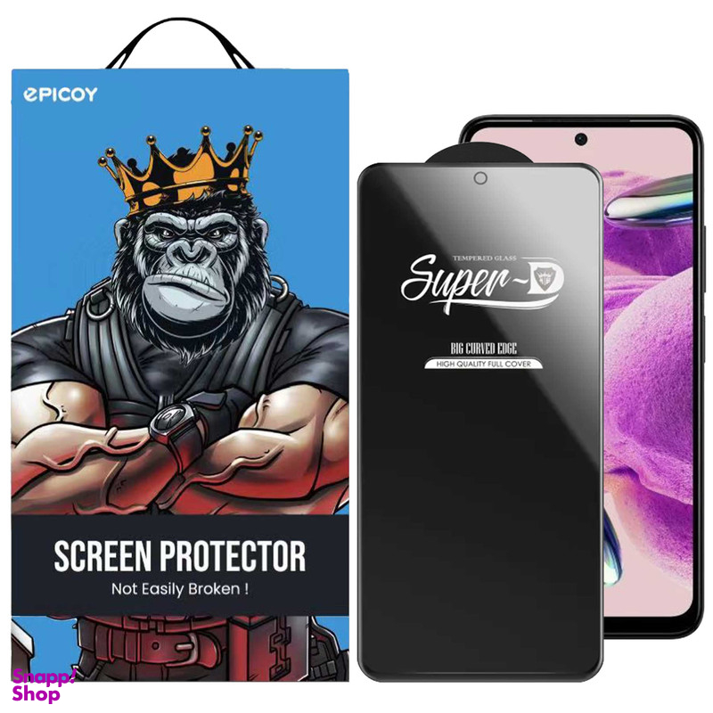 محافظ صفحه نمایش اپیکوی مدل Super 5D مناسب برای گوشی موبایل شیائومی Redmi Note 12S/Redmi Note 11S 4G/Poco M4 Pro 4G