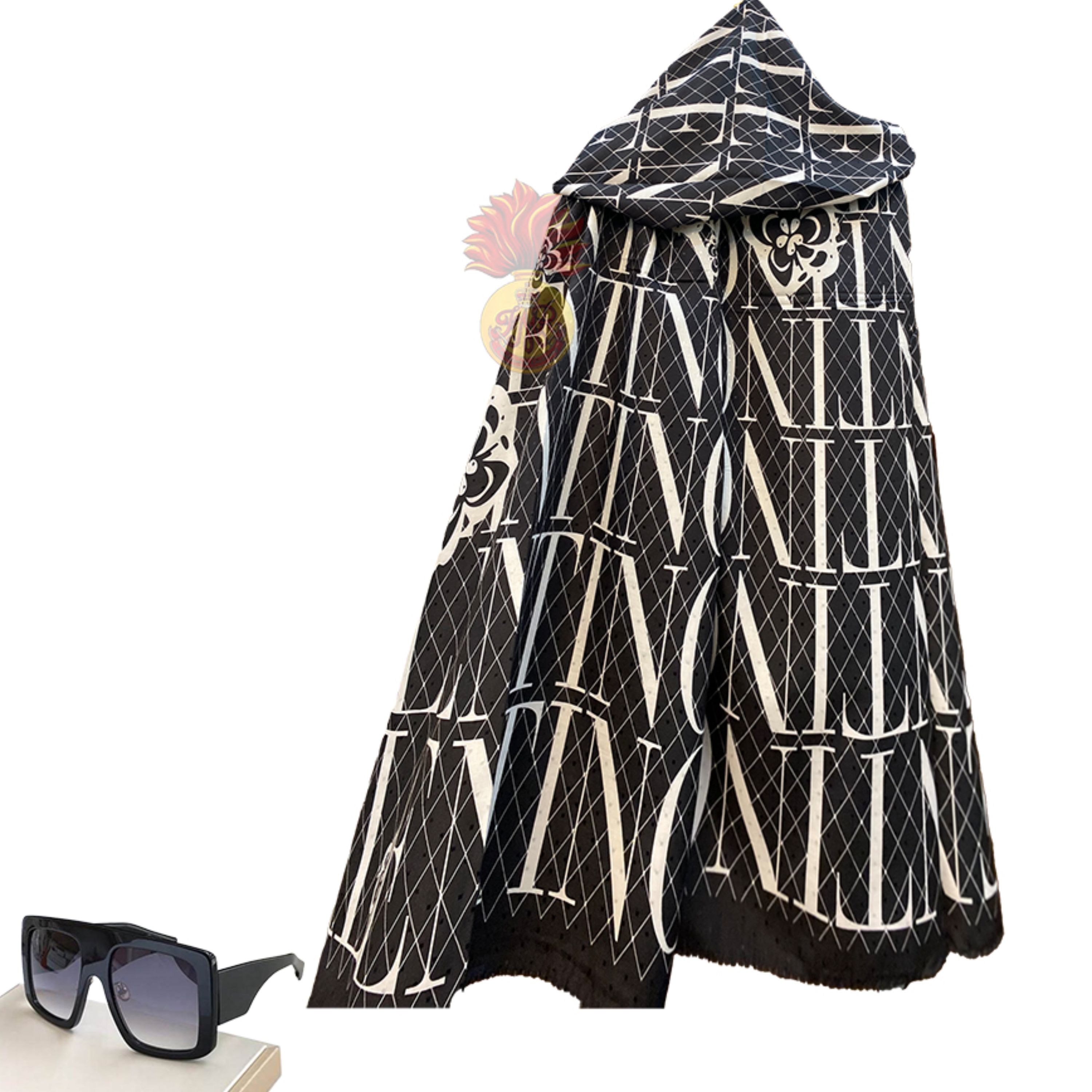 شال نخی چاپی عرض 70 سانت به قیمت عمده کد 013