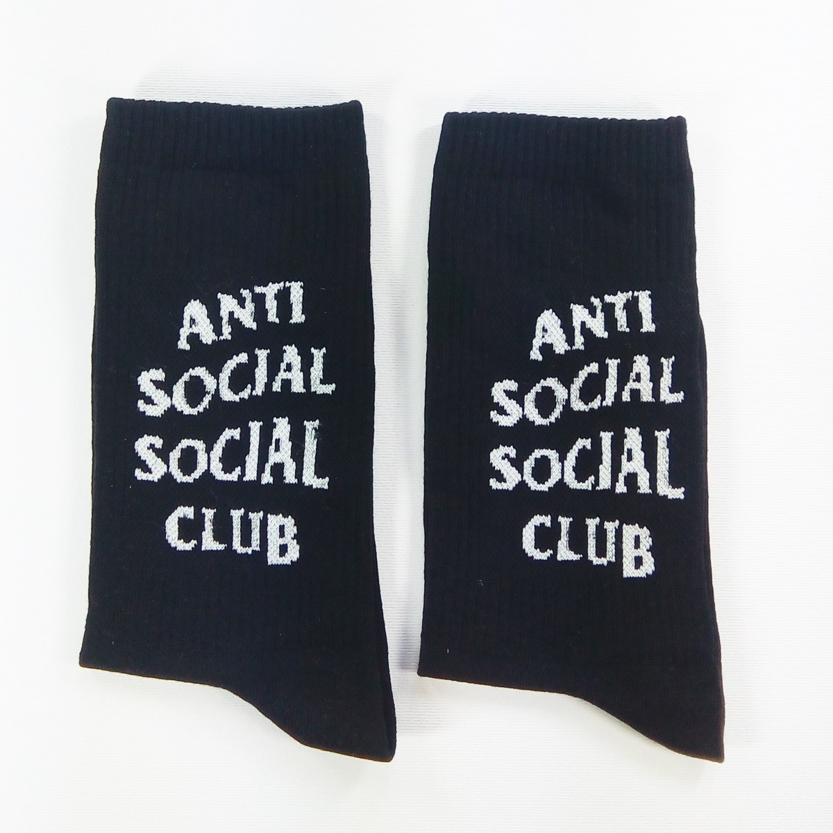جوراب ساقدار طرح ANTI SOCIAL CLUB