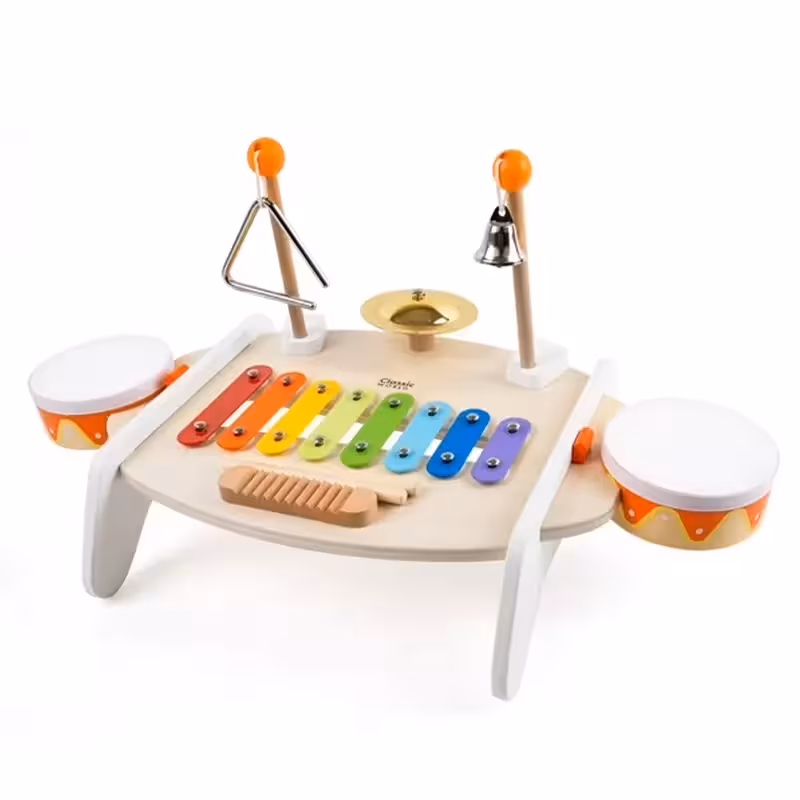 میز بازی چوبی بلز و درام کلاسیک ورلد Classic World Music Table کد 40529