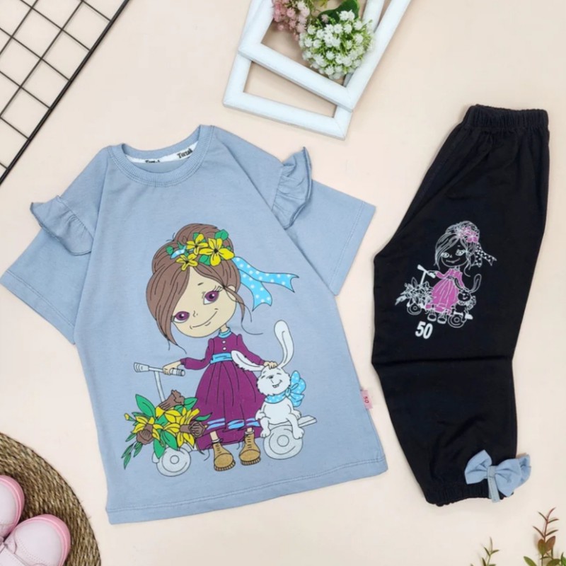 تیشرت وشلوارک دخترانه