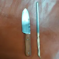 چاقو چاقوی زنجان چاقوسلاخی زنجان تیغه فنر ماشین تویوتا فولاد فنرآبدیده چاقو اصل زنجان طول کل چاقو ذبح سلاخی26سانت بامصقل