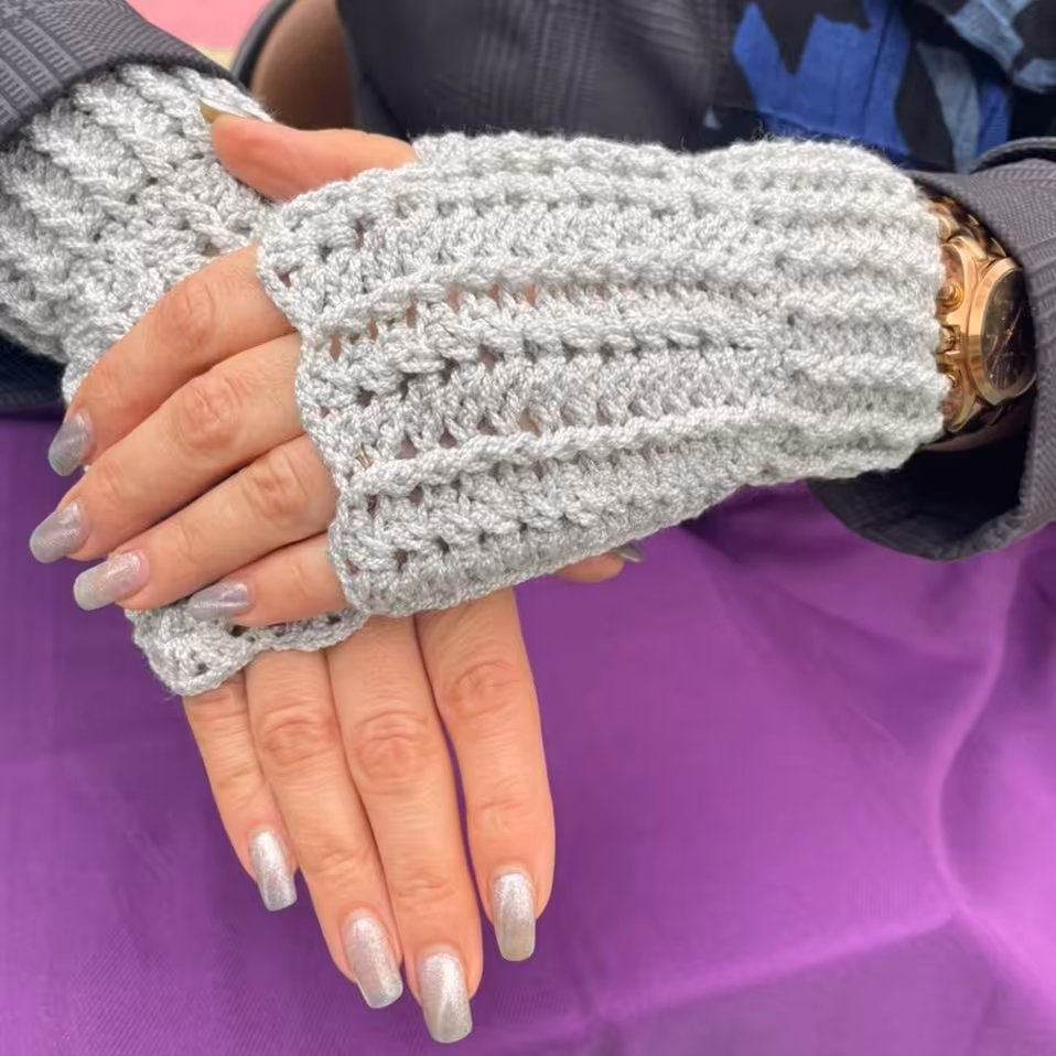 دستکش مدل اطلسی