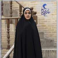 چادر مشکی سنتی ابریشم قجری بدون درز کمر و یک تکه
