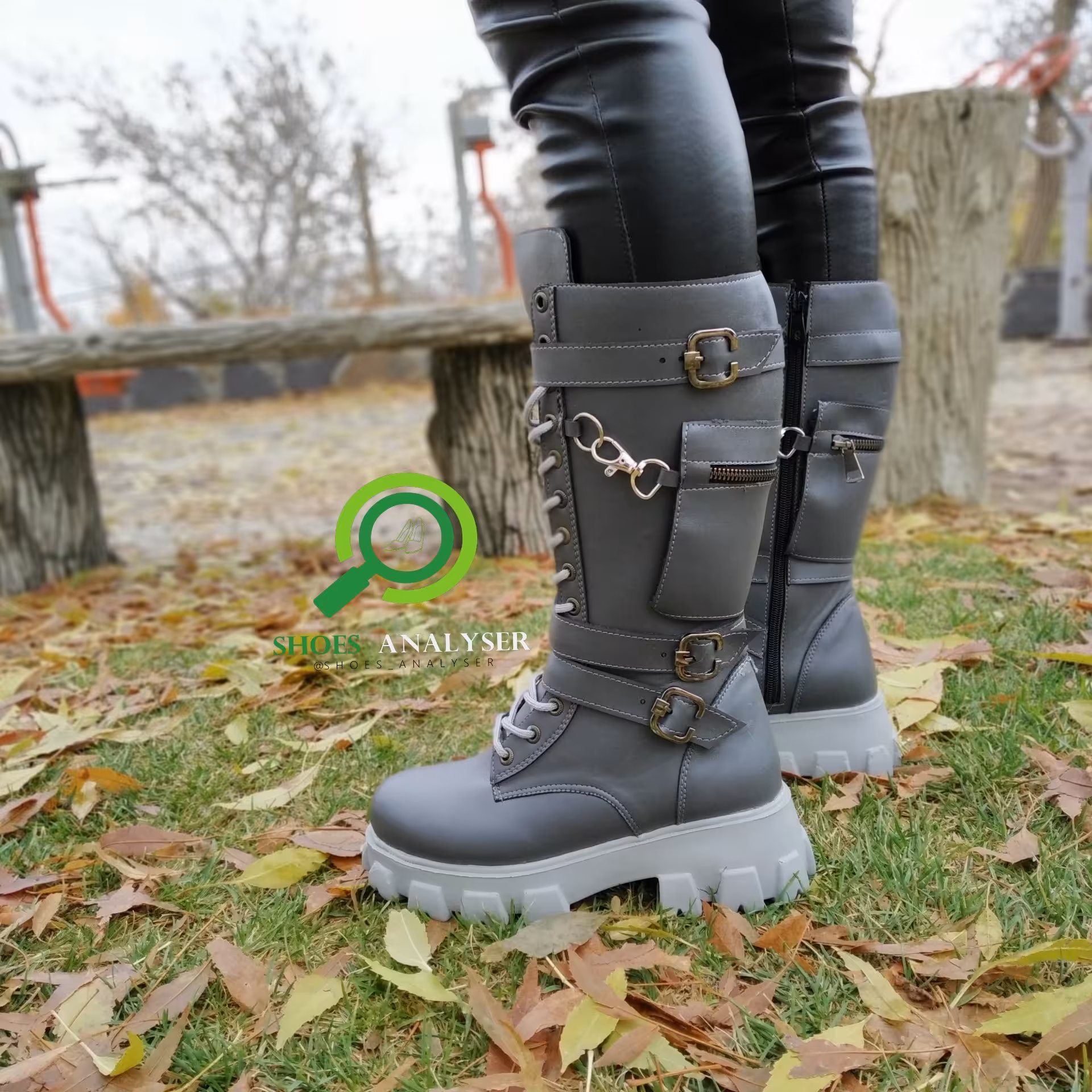 بوت بلند زیر زانو اسپرت فشن دخترانه