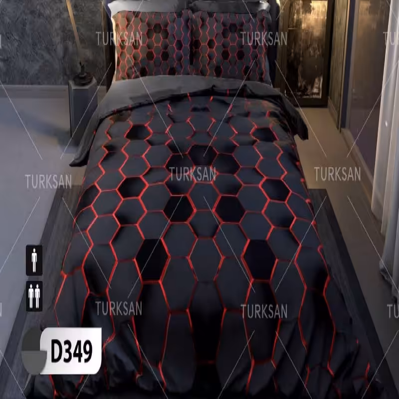 سرویس روتختی ترکسان کد D-349 دونفره 6 تکه