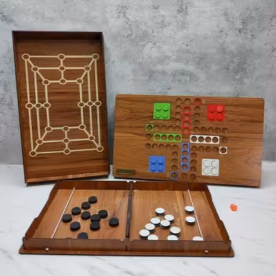 بازی فکری آذرلاکچری طرح کشمکش و دوز و منچ