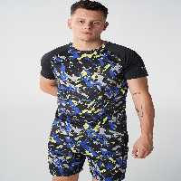 تی شرت مشکی مردانه سیاه آستین کوتاه Noir t shirt hummel