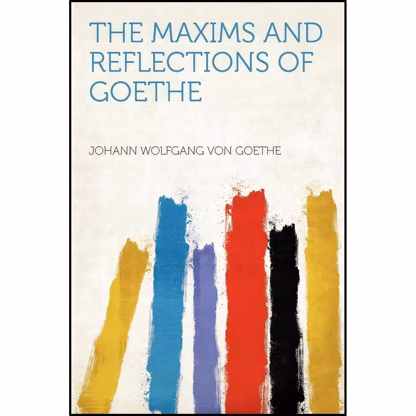 کتاب زبان اصلی The Maxims and Reflections of Goethe