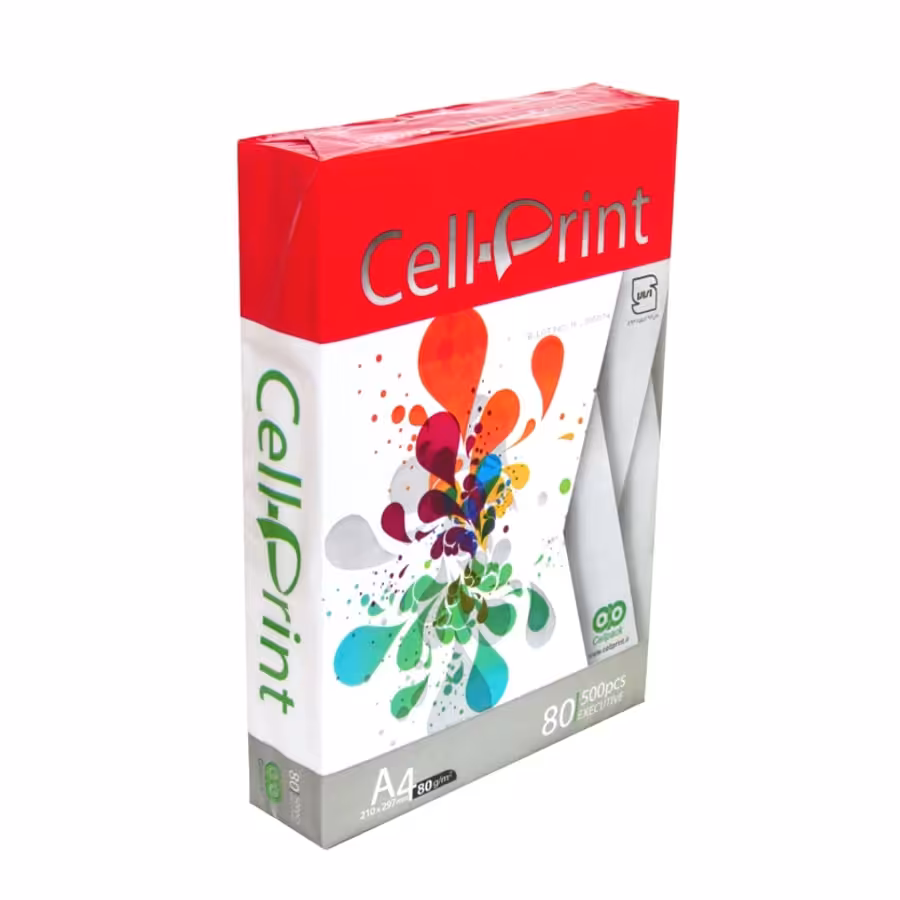 کاغذ A4 گرماژ 80 بسته 500 عددی سل پرینت