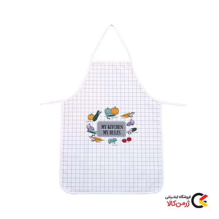 پیش بند آشپزخانه برند ال سی هوم طرح چهارخانه سبزیجات