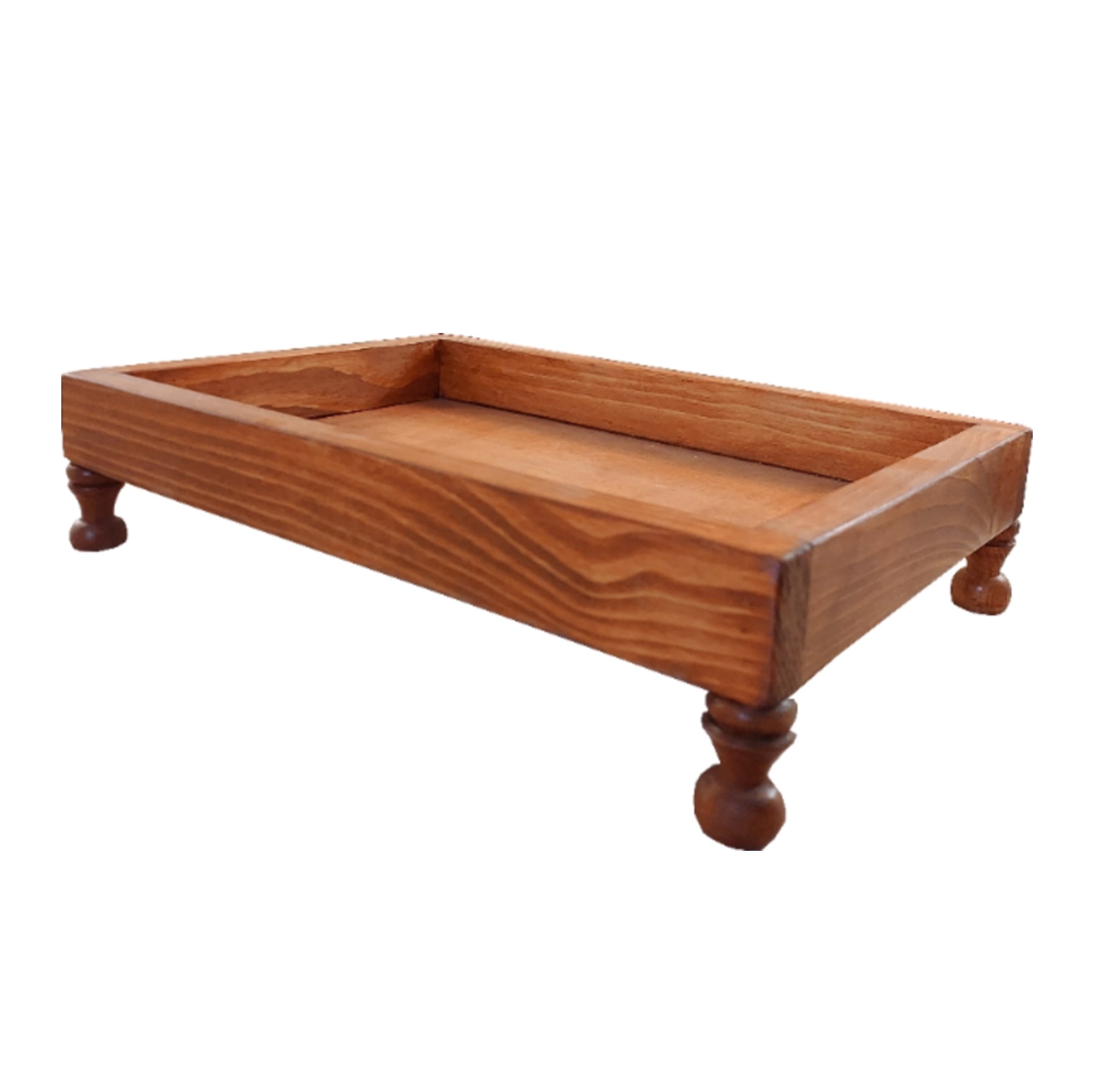 سینی چوبی پایه دار مدل W-123