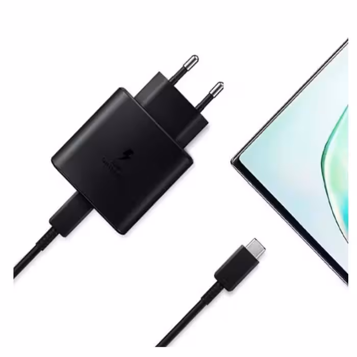 شارژر  45 وات سامسونگ سوپر فست شارژ تایپ c اورجینال 