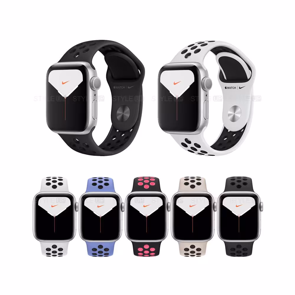 ساعت اپل واچ 5 آلومینیوم بند نایک اسپرت Apple Watch 44mm Silver