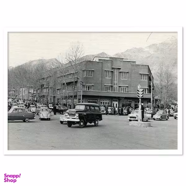 تابلو بکلیت طرح تاریخی تهران قدیم مدل W-14453