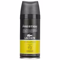 اسپری خوشبو کننده بدن مردانه پرستیژ مدل lacoste challenge حجم 150 میلی لیتر