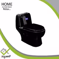توالت فرنگی عظیمی مدل برلیان مشکی(هزینه ارسال پس کرایه است)