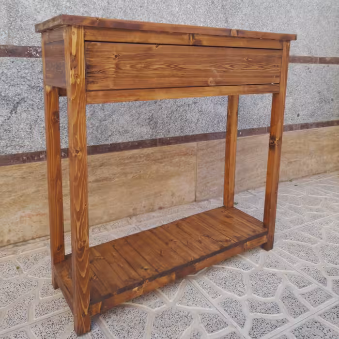  میز کنسول چوبی - میز چوبی چوب روسی  ارسال رایگان میز آشپزخانه 