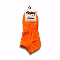 جوراب نارنجی مچی ساده پنبه فری سایز