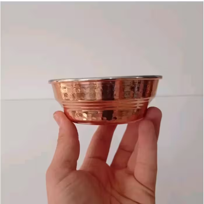 پیاله مسی ترشی خوری 6عددی نانو شده
