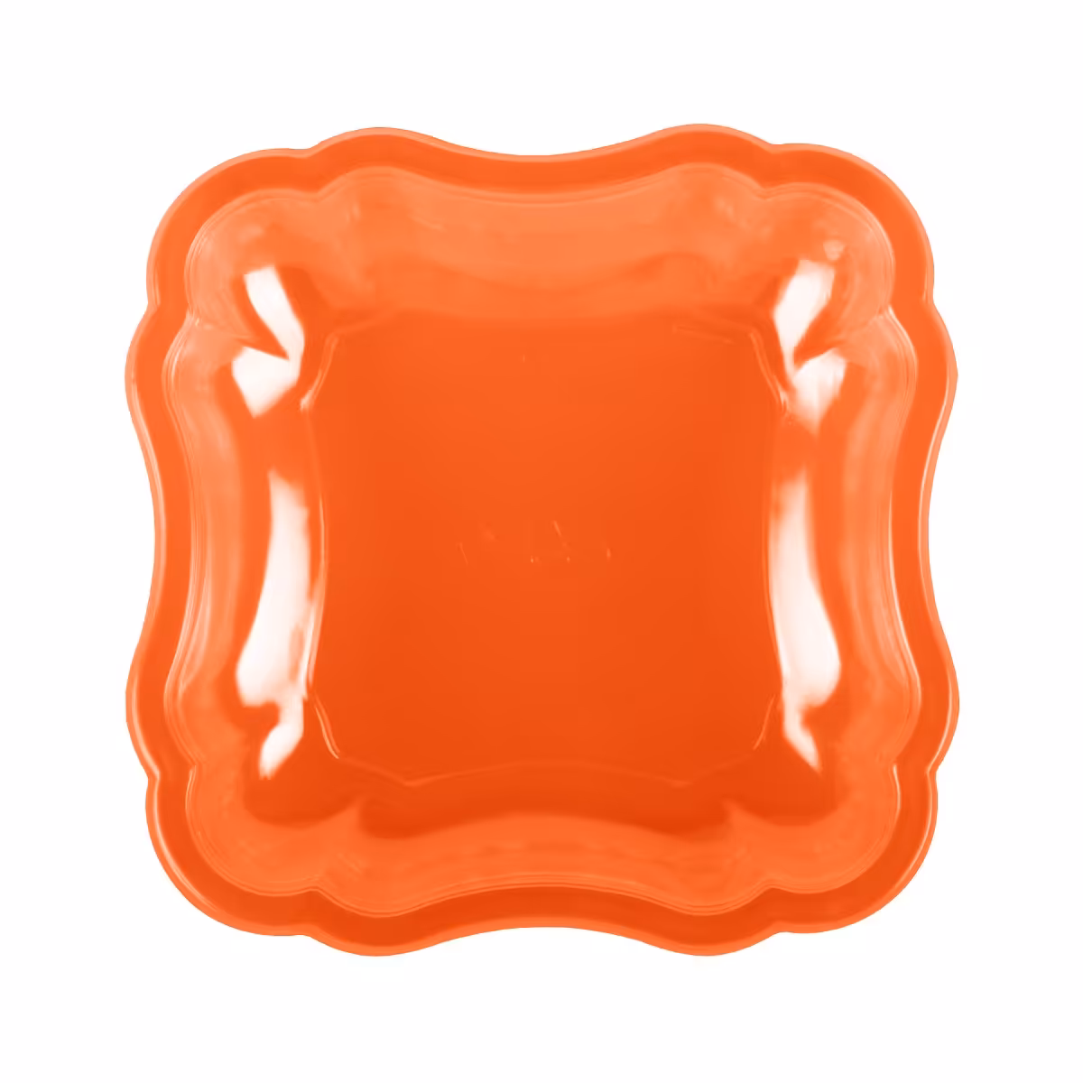 پیش دستی یکبار مصرف طرح ارکیده سایز 500 سی سی  بسته 500 عددی