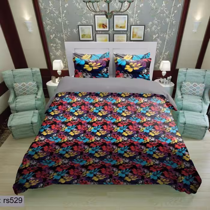 سرویس روتختی 2 نفره تنسل چاپی برندترک لند(Turk Land) rs 529