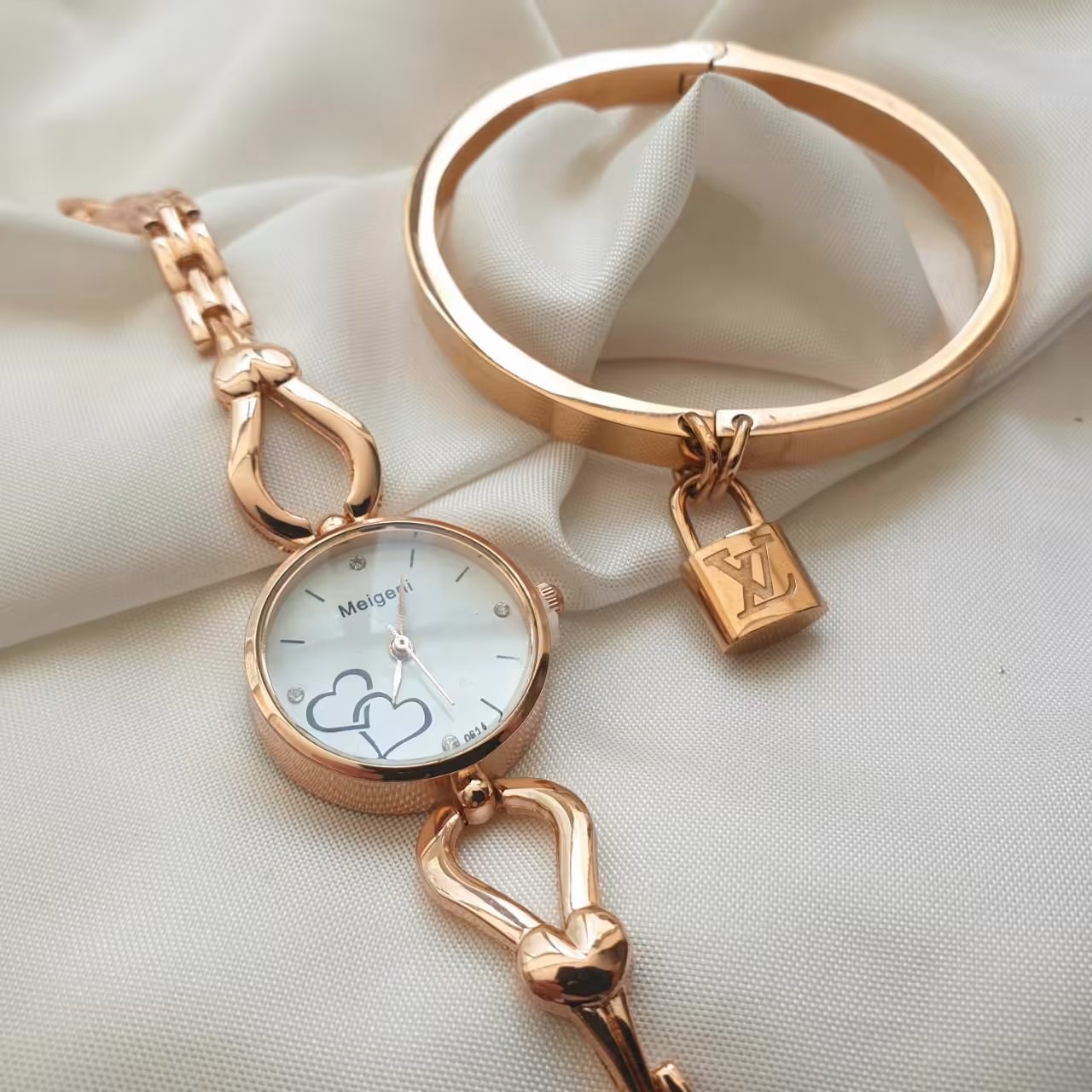 ست کامل ساعت زنانه  استیل