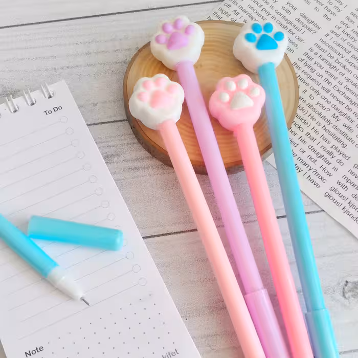 روان نویس فانتزی روانویس طرح پنجه گربه جوهر آبی باکیفیت